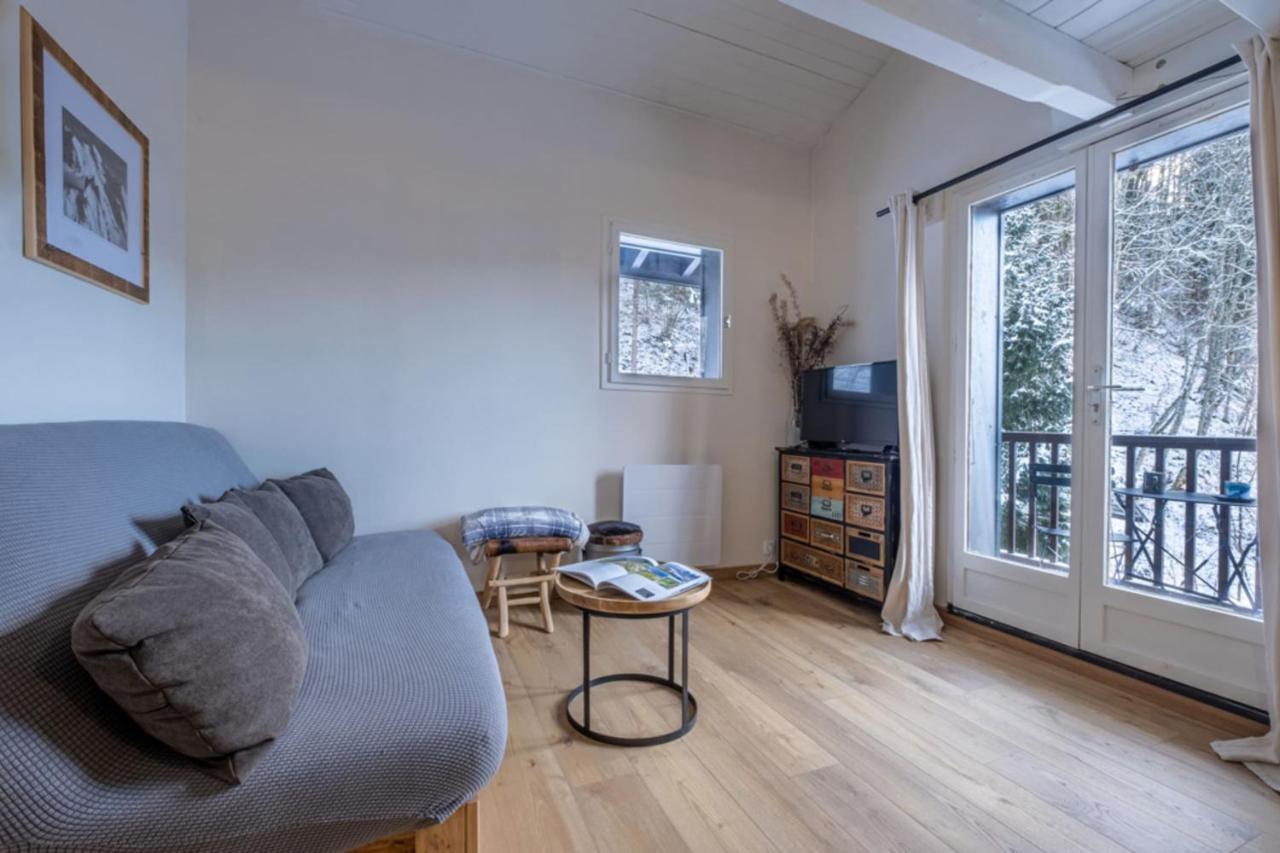 Apt With Nice View Near The Center Of Chamonix ภายนอก รูปภาพ