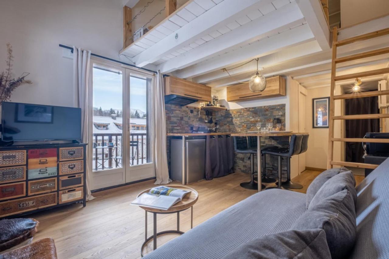 Apt With Nice View Near The Center Of Chamonix ภายนอก รูปภาพ